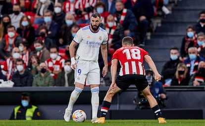 Benzema Athletic Club v Real Madrid CF - La Liga