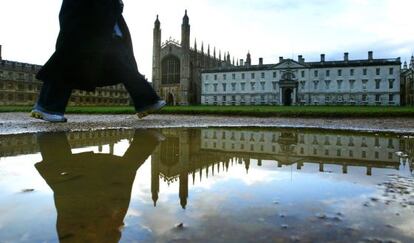 Alrededores de Kings&#039; College, en Cambridge.