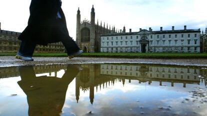 Alrededores de Kings&#039; College, en Cambridge.