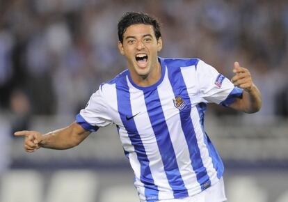 El delantero mexicano Carlos Vela