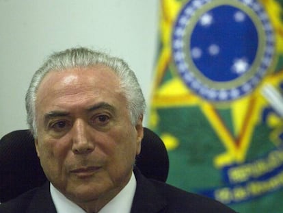 O presidente Temer no último dia 9, em Brasília.