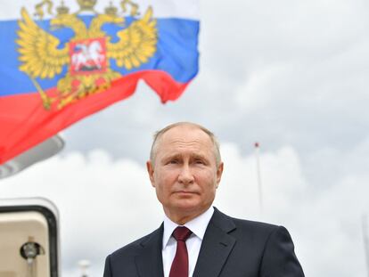 El presidente ruso, Vladímir Putin, el pasado 25 de julio en San Petersburgo.