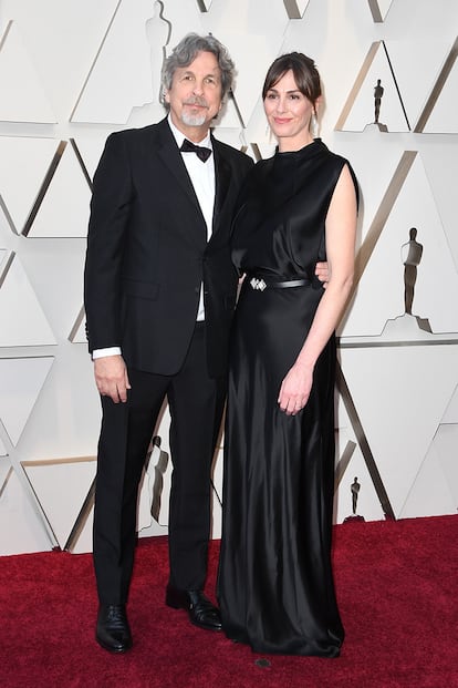 El director de Green Book Peter John Farrelly junto a su esposa, Melinda Farrelly.