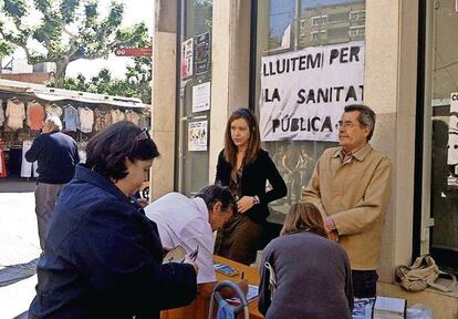 Recollida de firmes contra el Consorci de Lleida