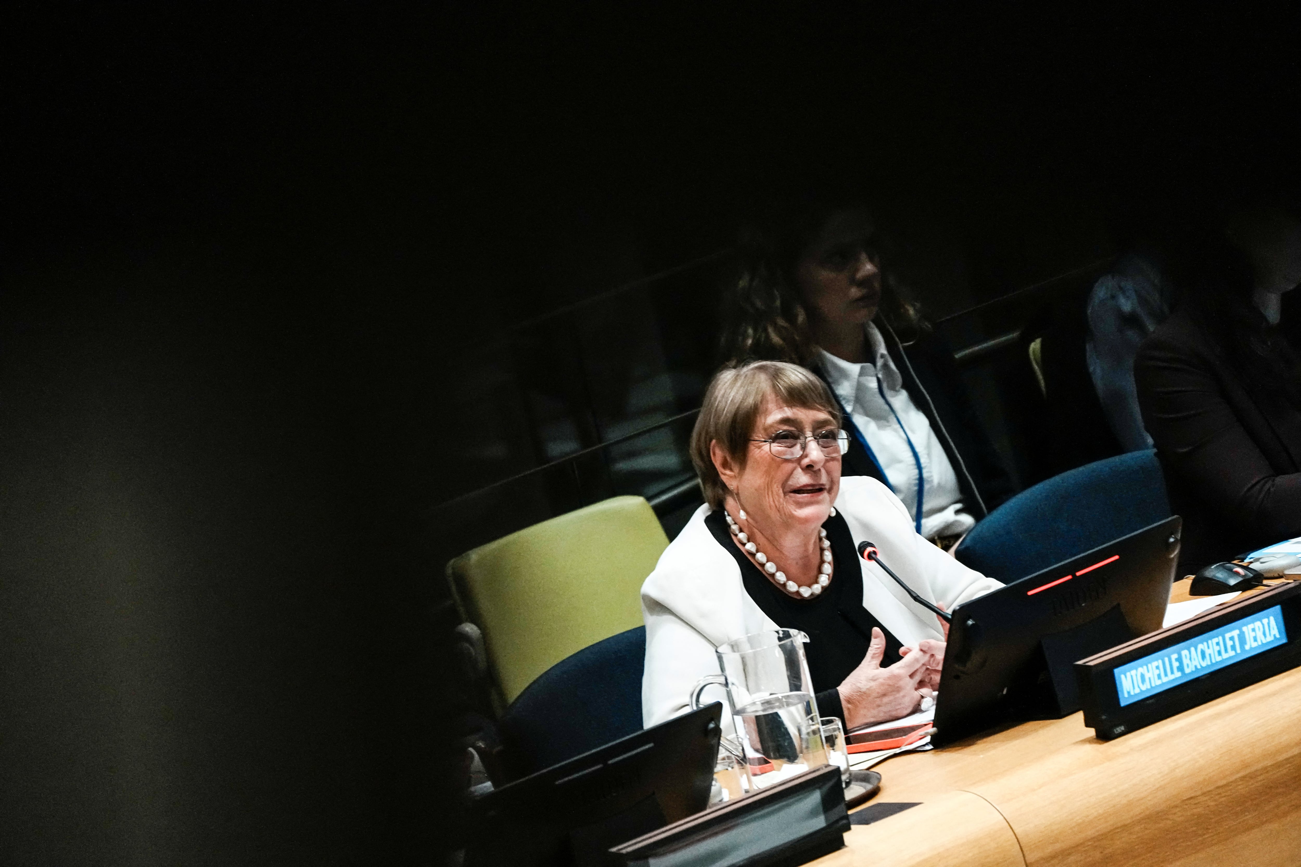 Bachelet apuesta por la cooperación y el multilateralismo al presentar su candidatura a la secretaría general de la ONU