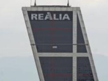 Imagen de la sede de Realia, en las Torres Kio de Madrid.