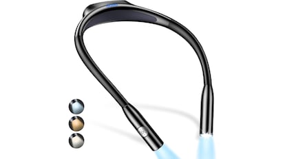 Luz de lectura para el cuello.