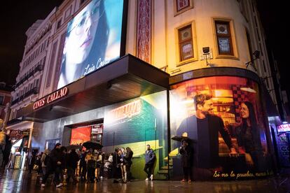 Los Cines Callao, el día del estreno de presentación de la serie de HBO 'Foodie Love'.