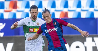 El futbolista del UD Levante, Francisco Javier Hidalgo 'Son'.