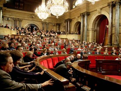 Una sessi&oacute; del Parlament de Catalunya.