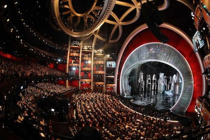 La entrega de la edición 92 de los Premios Oscar en febrero de 2020 en el Dolby Theatre de Los Ángeles