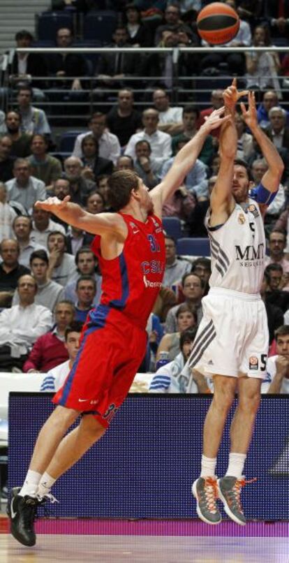 Rudy Fernández durante el partido.