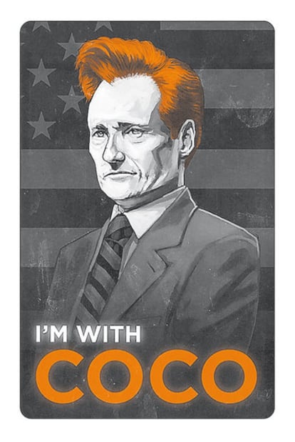 <b>Cartel de apoyo a Conan O'Brien</b>