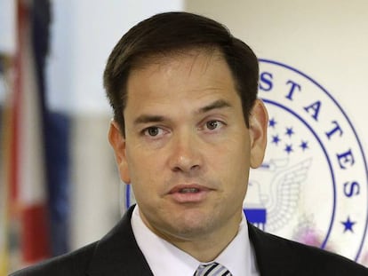 El senador republicano Marco Rubio. 
