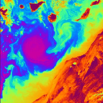 Cartografía de temperatura de las Islas Canarias