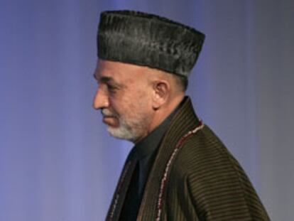 El presidente de Afganistán, Hamid Karzai.