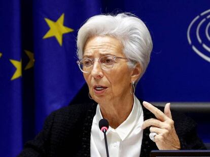 La presidenta del BCE  Christine Lagarde