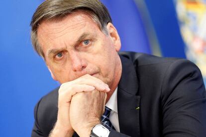 El presidente Bolsonaro la semana pasada. 