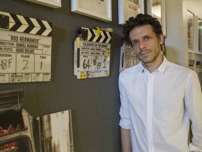 El cineasta Daniel Burman en su estudio en Buenos Aires.