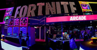 Estand de Fortnite en la feria E3, en Los Ángeles (California, EE UU).