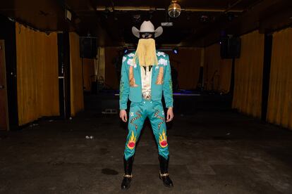 Orville Peck during a performance in Seattle in 2019.