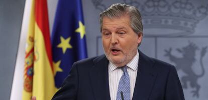 El portavoz del Gobierno y ministro de Educación, Íñigo Méndez de Vigo.