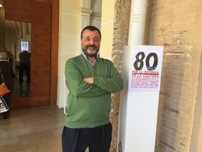 Manuel Aznar, coordinador acad&eacute;mico del encuentro del 80&ordm; aniversario del II Congreso de Escritores antifascistas. 