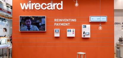 Imagen de archivo del puesto de Wirecard en una feria en Berlín.