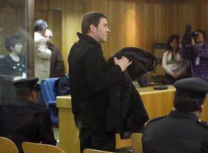 Arnaldo Otegi, durante su comparecencia ante el tribunal de la Audiencia Nacional.