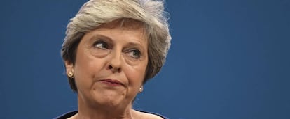 La primera ministra británica, Teresa May