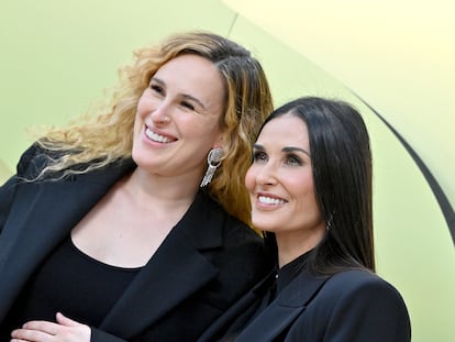 Rumer Willis and Demi Moore