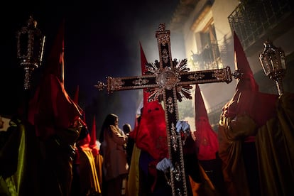 La procesión de los Gitanos, en el barrio granadino del Sacromonte.