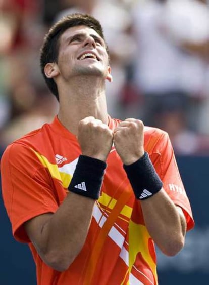 Novak Djokovic, tras derrotar a Roger Federer.