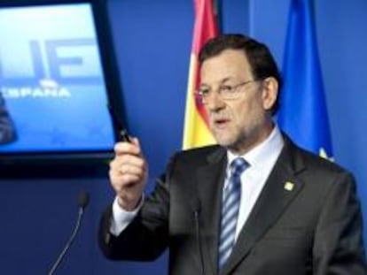 Mariano Rajoy, tras la cumbre europea de finales de junio