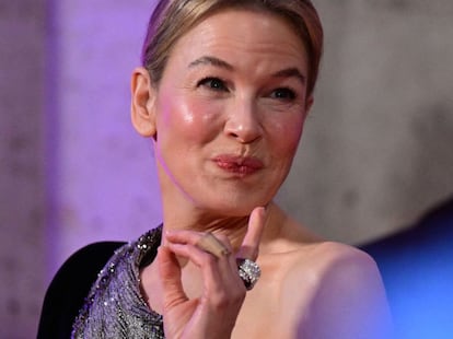 Renée Zellweger en el estreno de "Bridget Jones : loca por él" en Roma