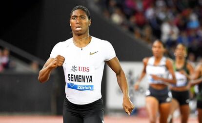 Caster Semenya, en la Diamonde League en Zúrich el pasado agosto.