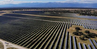 Planta fotovoltaica en Trujillo, Cáceres.