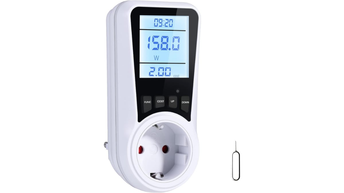 Medidor de consumo eléctrico.