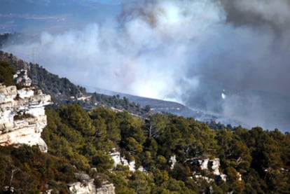 El 90% de la zona afectada por el incendio de L&#39;Albiol es del PEIN de las montañas de Prades.