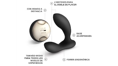 Este modelo de juguete erótico masculino se puede usar, incluso, sin las manos y con solo un mando a distancia.