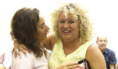 Sara Hernández y Cristina Moreno, el pasado 21 de agosto.