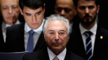 El presidente brasileño Michel Temer