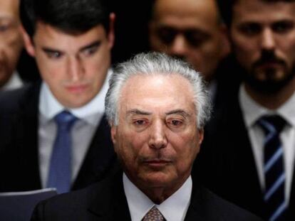 O presidente brasileiro Michel Temer.