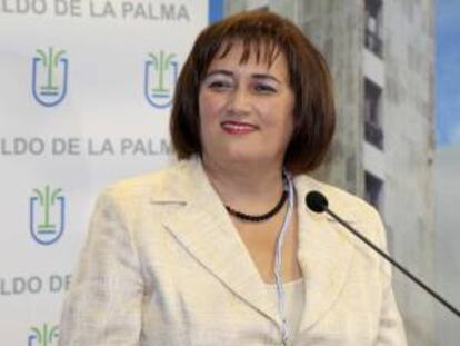 La presidenta del Cabildo de La Palma, Guadalupe González Taño. EFE/Archivo