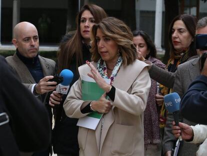 La líder del PSOE de Andalucía, Susana Díaz, el 14 de noviembre.