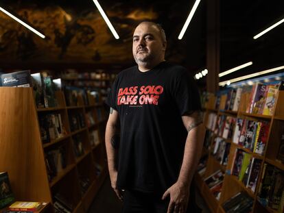 Antonio Torrubia, librero de la libreria Gigamesh de Barcelona.