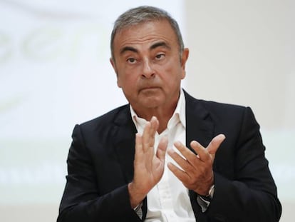 El expresidente de la alianza Renault-Nissan-Mitsubishi Carlos Ghosn.