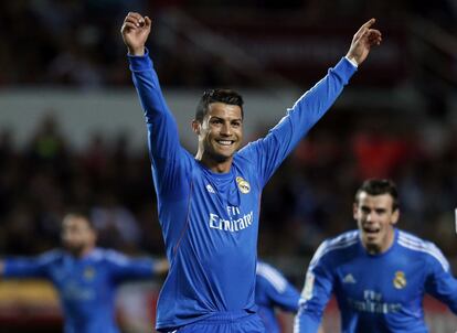 Ronaldo celebra el 0 a 1 