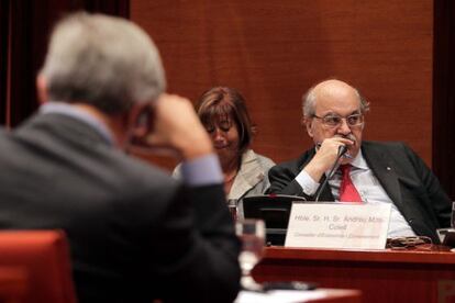 Andreu Mas-Colell, consejero de Economía.