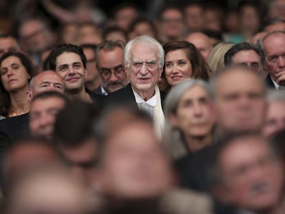 El director francés Bertrand Tavernier, en la ceremonia de apertura del 11º Festival Lumiere, en Lyon, Francia, en 2019.